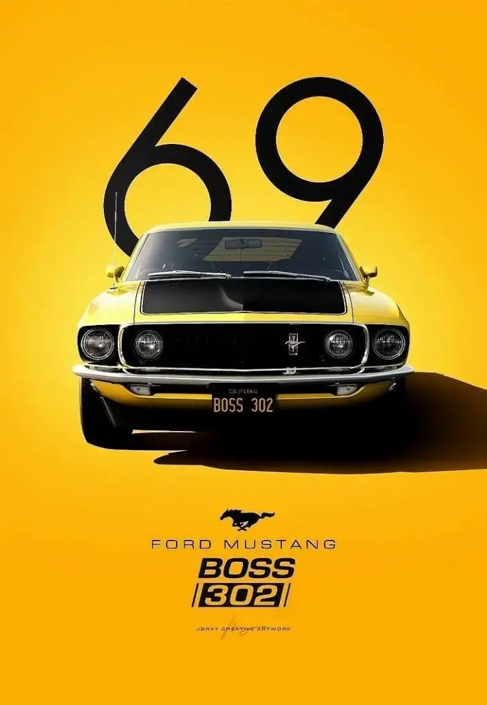 FORD MUSTANG BOSS 302 FASTBACK 1969 | VINTAGE CAR 