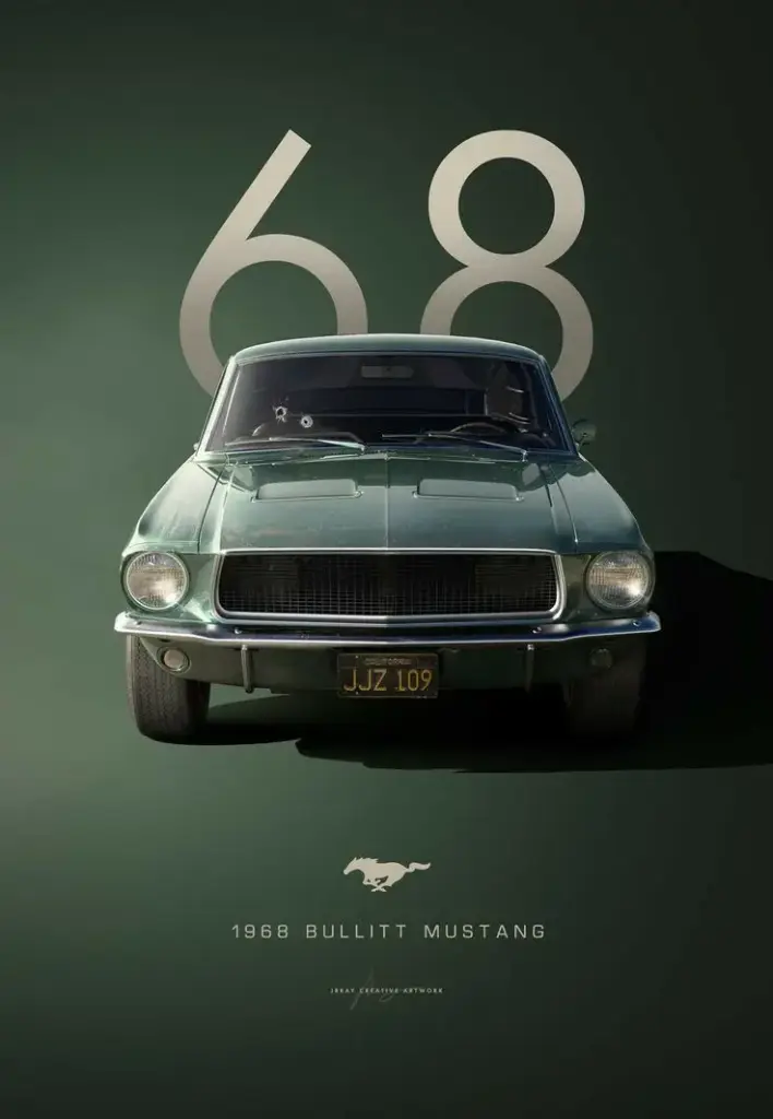 FORD 1698 BULLITT MUSTANG| VINTAGE CAR 