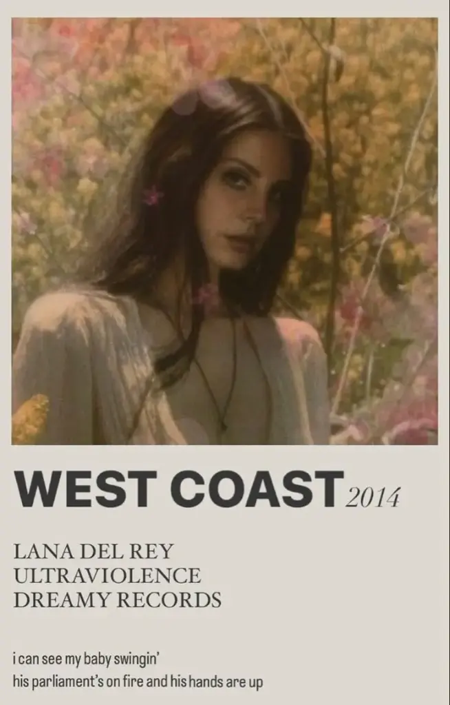 LANA DEL REY POSTER | CODE 25