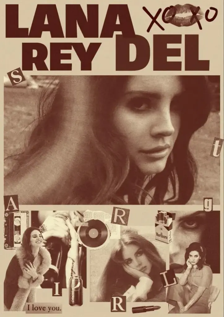 LANA DEL REY POSTER | CODE 40