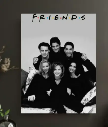 Friends series poster    