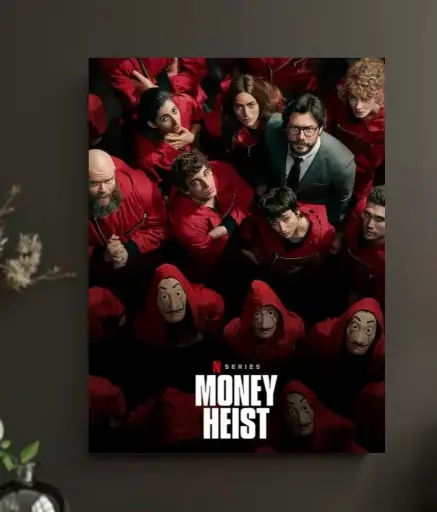 Money heist poster 