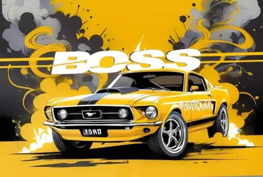 FORD MUSTANG BOSS| VINTAGE CAR