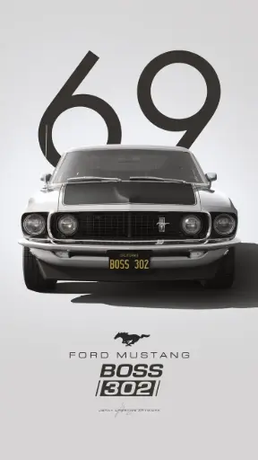 FORD MUSTANG BOSS 302 FASTBACK 1969| VINTAGE CAR