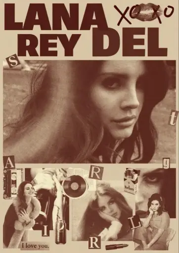 LANA DEL REY POSTER | CODE 13