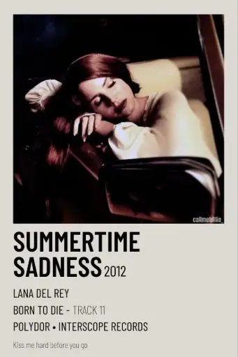 LANA DEL REY POSTER | CODE 19