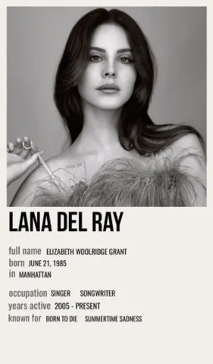 LANA DEL REY POSTER | CODE 22