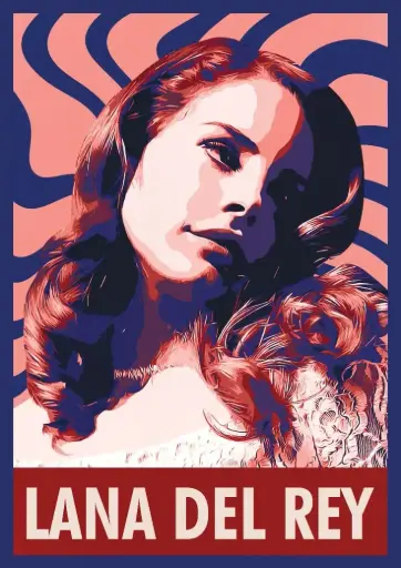 LANA DEL REY POSTER | CODE 23